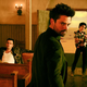 Cassidy (Joe Gilgun), Jesse (Dominic Cooper) and Tulip (Ruth Negga) are the stars of Preacher. Image: Matthias Clamer/AMC